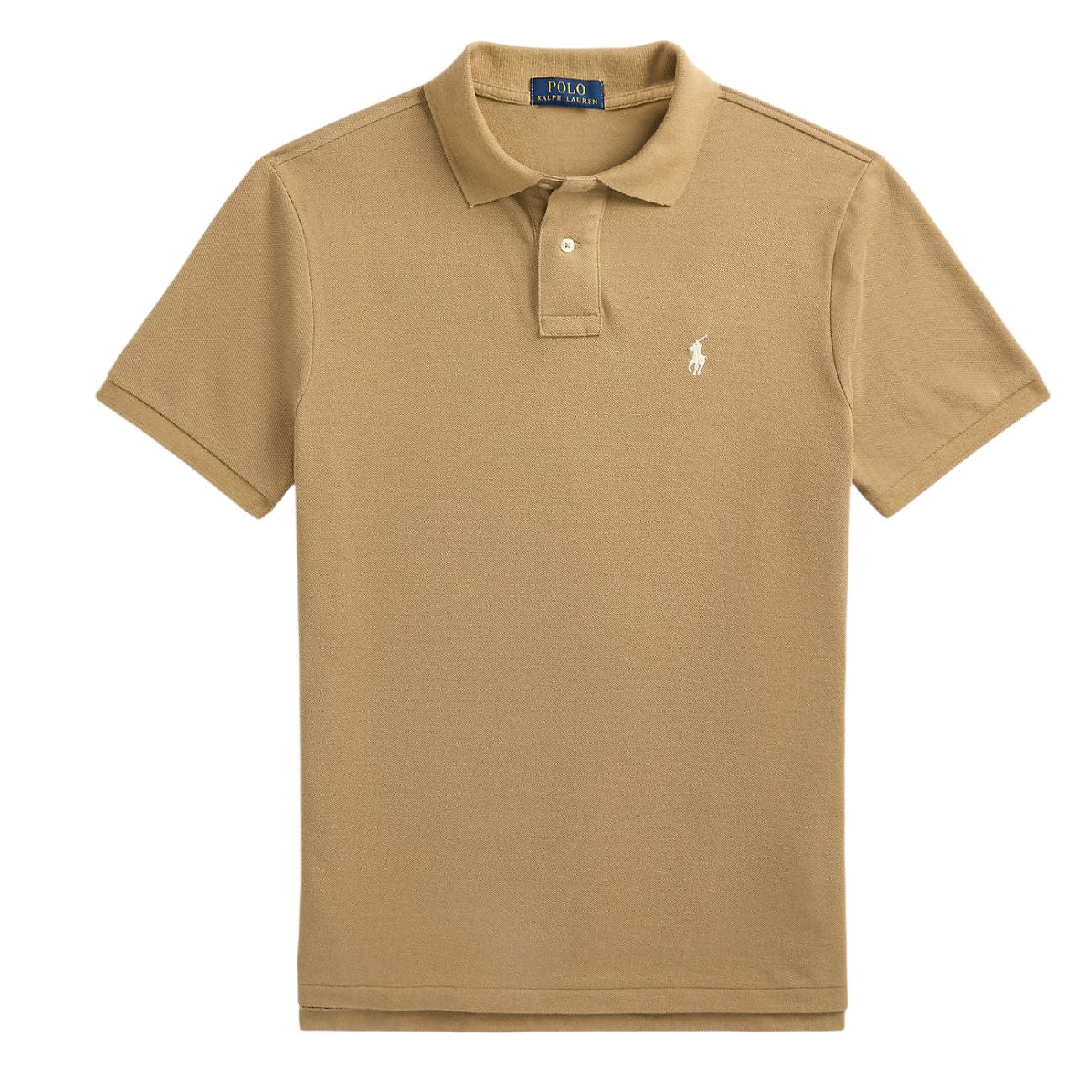 POLO RALPH LAUREN Polo Slim Fit Mesh Uomo Caffè 710536856 379 CAFE TAN/C8176 