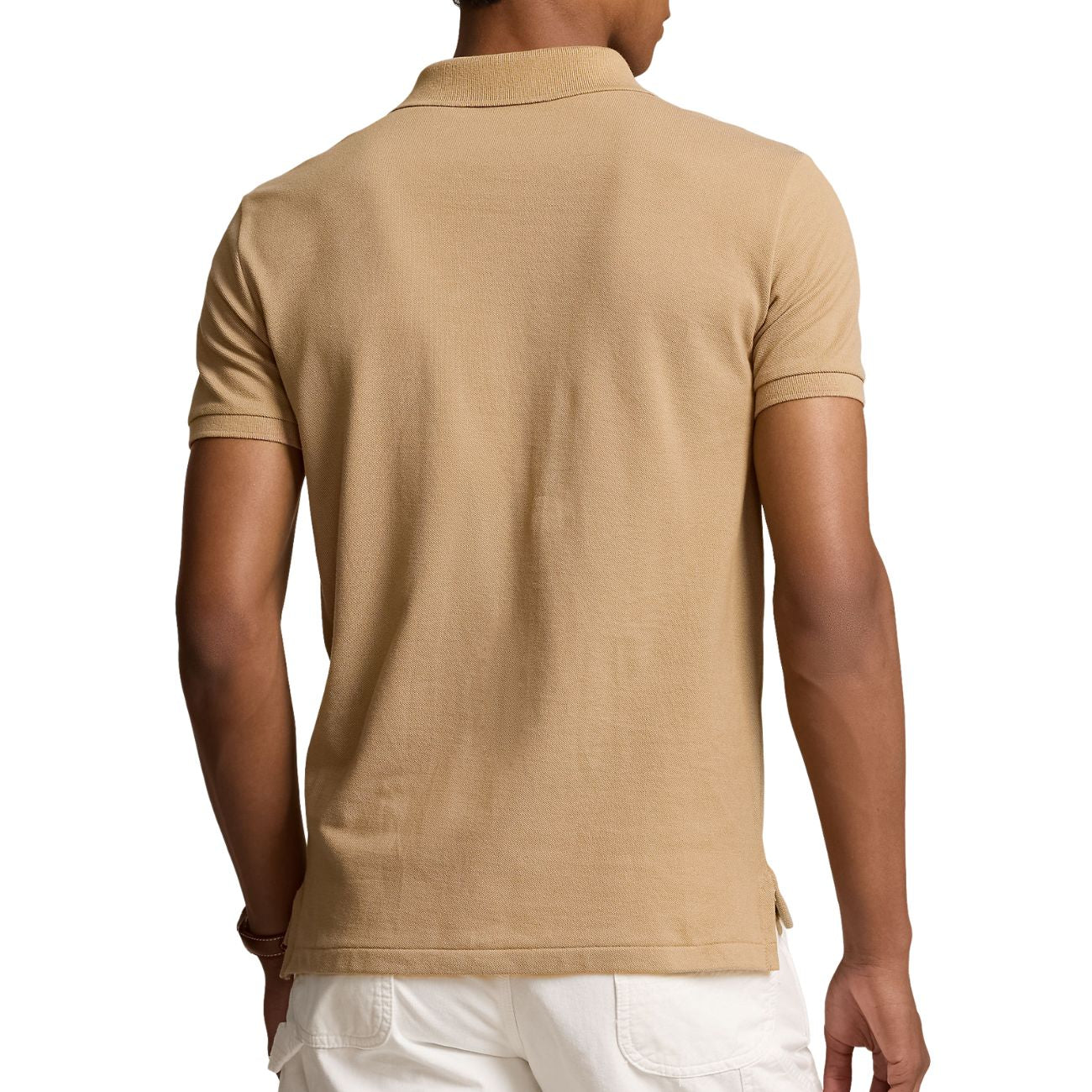 POLO RALPH LAUREN Polo Slim Fit Mesh Uomo Caffè 710536856 379 CAFE TAN/C8176 