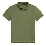 POLO RALPH LAUREN Polo Slim Fit Mesh Uomo Verde 710536856 436 GARDEN TRAIL/C8668 