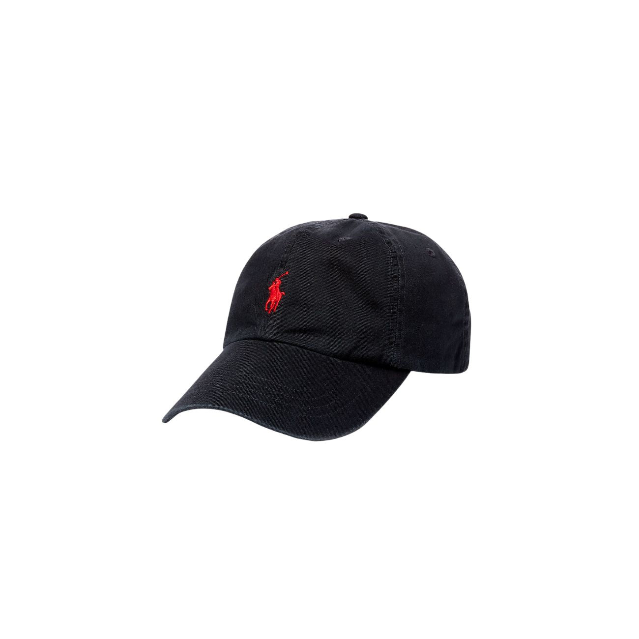 POLO RALPH LAUREN Cappello Chino Baseball Uomo Nero 710548524 012 POLO BLACK/RL 2000 RED 