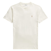 POLO RALPH LAUREN T.Shirt Girocollo Slim Fit Jersey Uomo Parchment Cream 710671438 350 PARCHMENT CREAM/C8634 