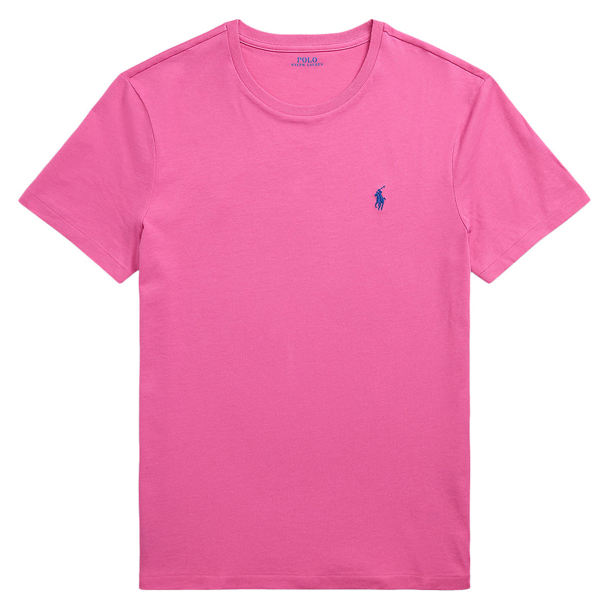 POLO RALPH LAUREN T-Shirt Girocollo Slim Fit Jersey Uomo Peony 710671438 405 PEONY/C7331 