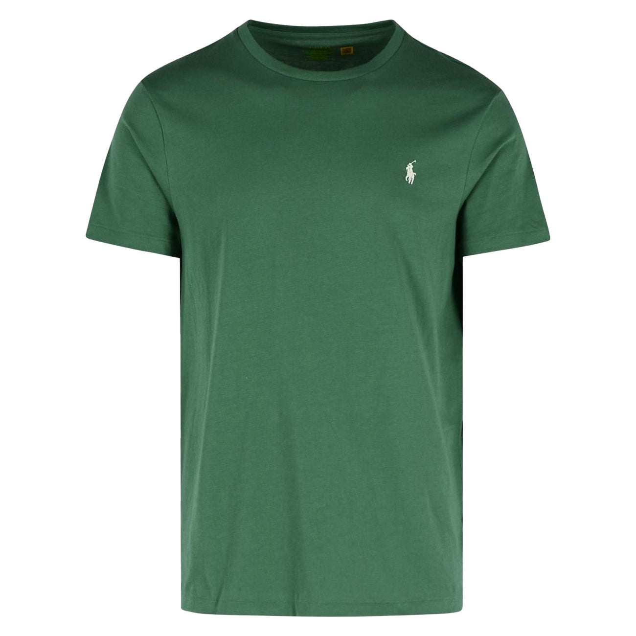 POLO RALPH LAUREN T-Shirt Girocollo Slim Fit Jersey 710671438 422 ANTIQUE GREEN/ANTIQUE CREA 