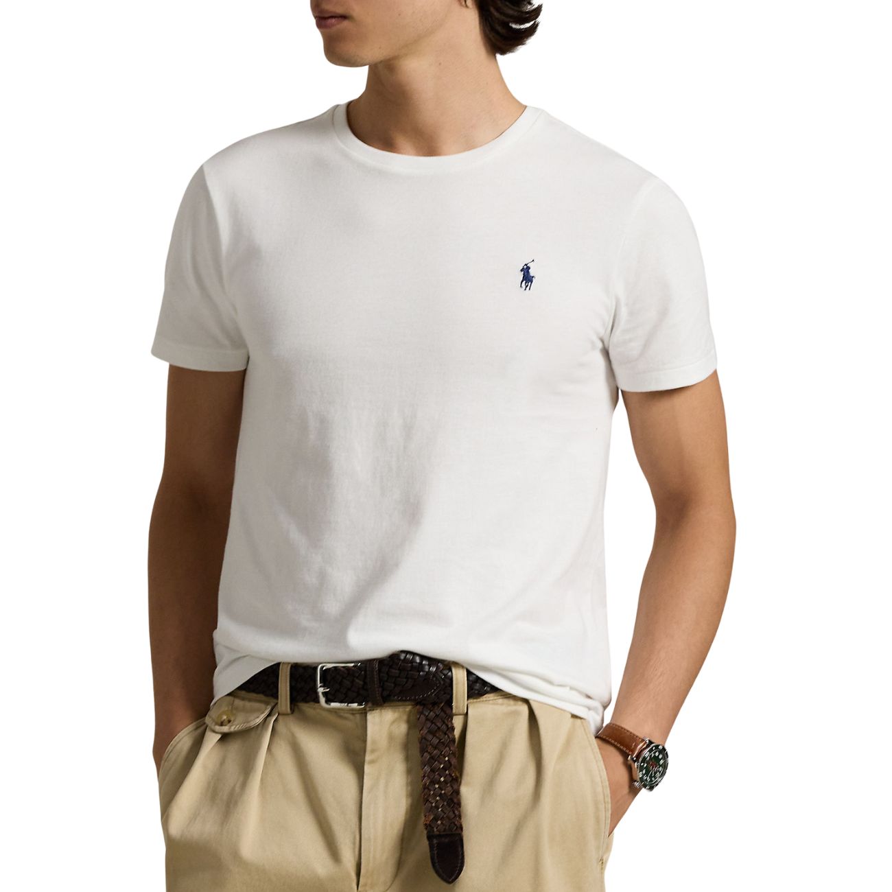 POLO RALPH LAUREN T.Shirt U. M/M Cotone Basica Rl 710680785 003 WHITE 