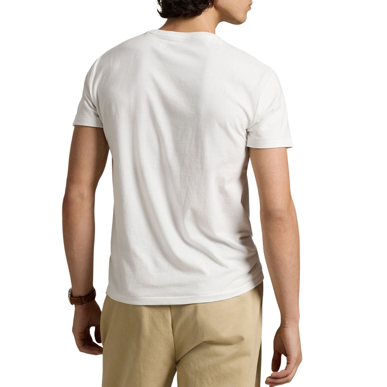 POLO RALPH LAUREN T.Shirt U. M/M Cotone Basica Rl 710680785 003 WHITE 
