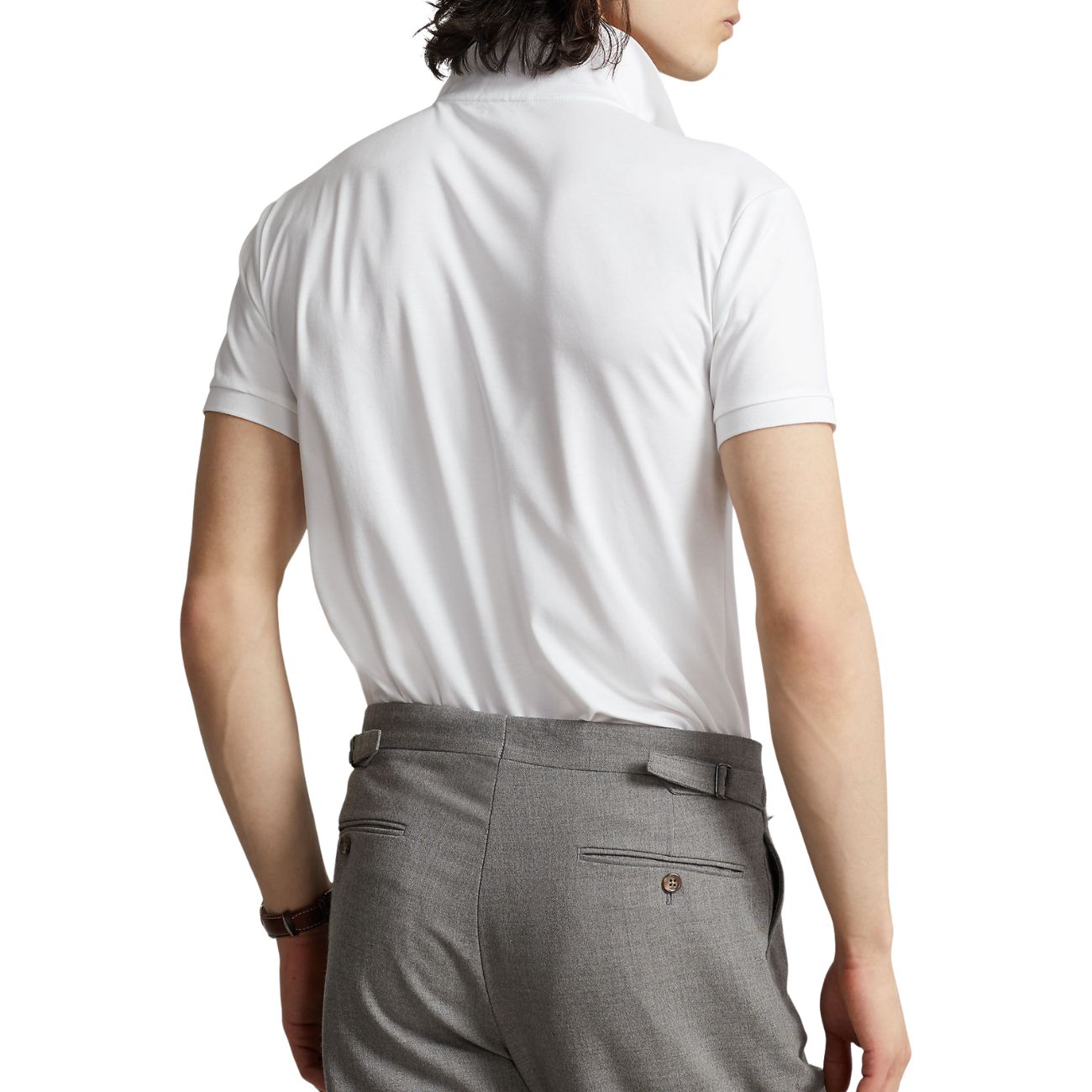 POLO RALPH LAUREN Polo Slim Fit Soft Touch Uomo Bianco 710685514 001 WHITE 