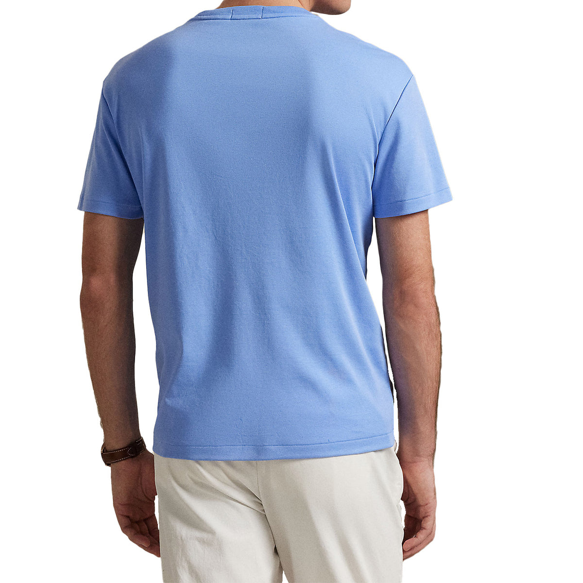 POLO RALPH LAUREN T-Shirt Slim Fit Uomo Canvas Blu 710740727 091 CANVAS BLUE 
