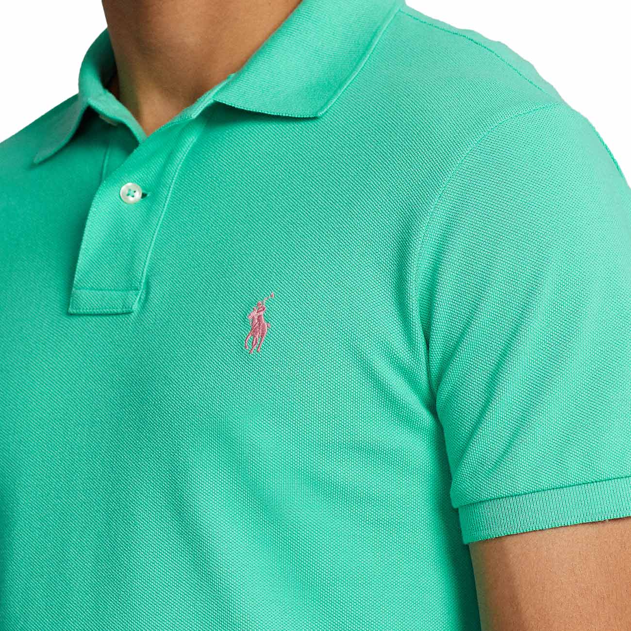 POLO RALPH LAUREN Polo Slim Fit 710795080 020 SUNSET GREEN/C3125 