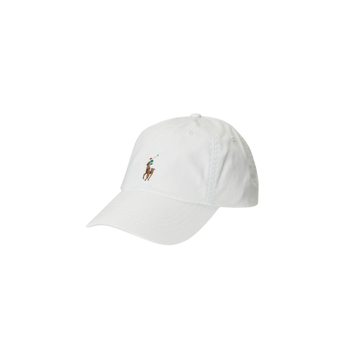POLO RALPH LAUREN Cappello Baseball Stretch Uomo Bianco 710834737 019 DECKWASH WHITE 