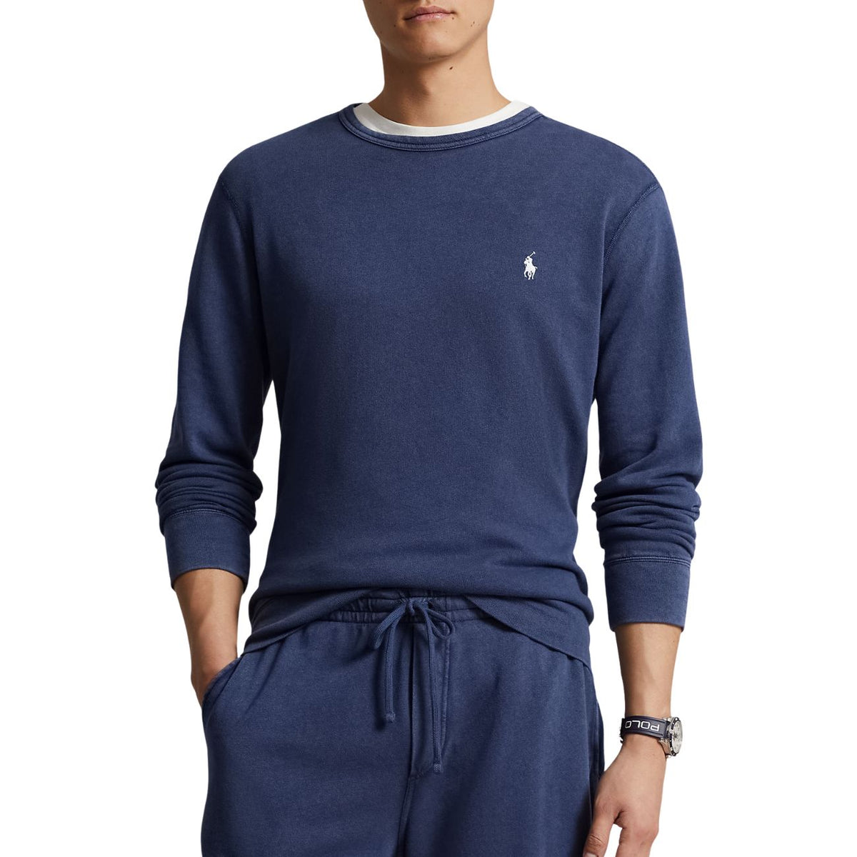 POLO RALPH LAUREN Felpa Girocollo Uomo Newport Navy 710899996 001 NEWPORT NAVY 