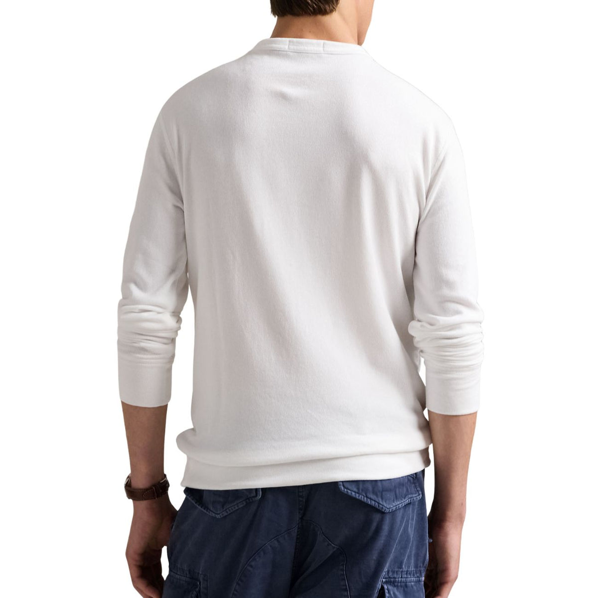POLO RALPH LAUREN Felpa Girocollo Uomo White 710899996 002 WHITE 