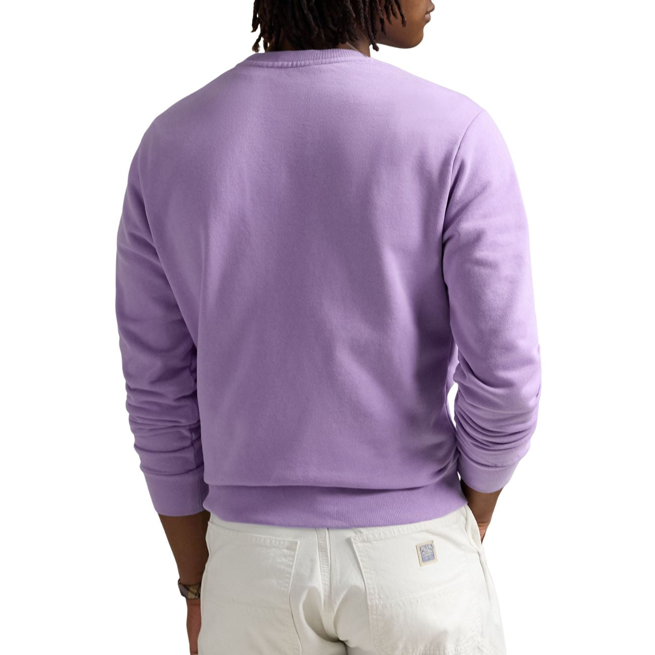 POLO RALPH LAUREN Felpa Girocollo Uomo Sky Lavender 710916689 028 SKY LAVENDER 