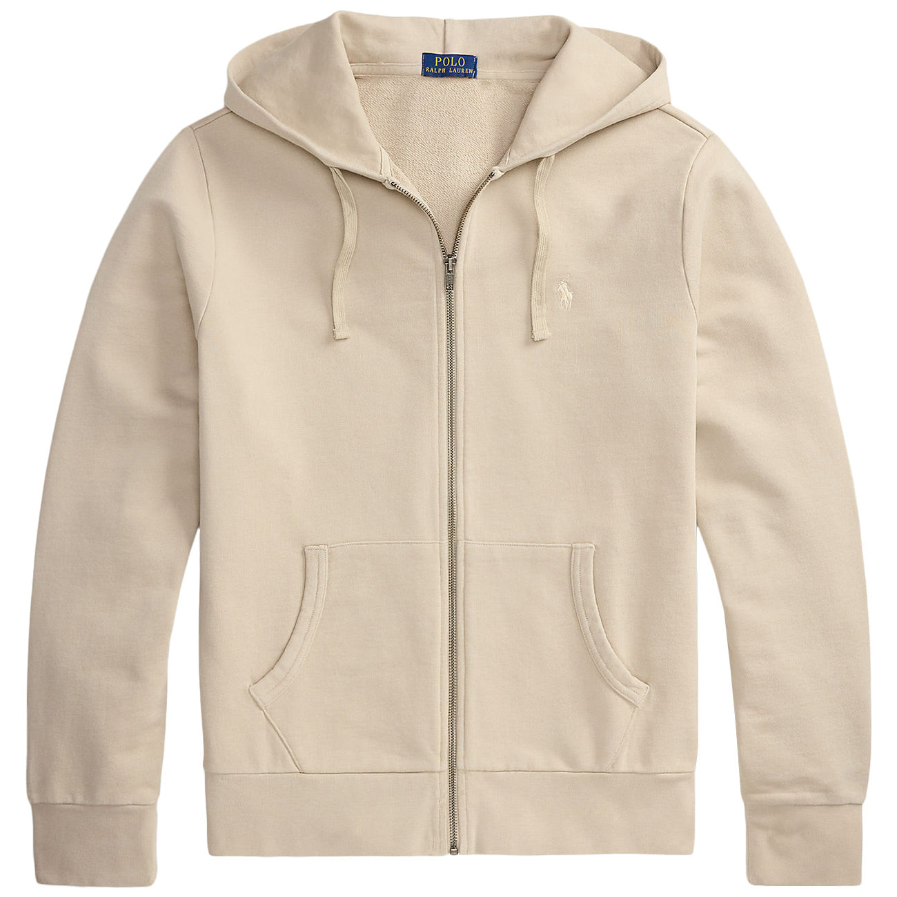 POLO RALPH LAUREN Felpa Con Zip Interna In Pile 710916692 019 STONEWARE GREY 