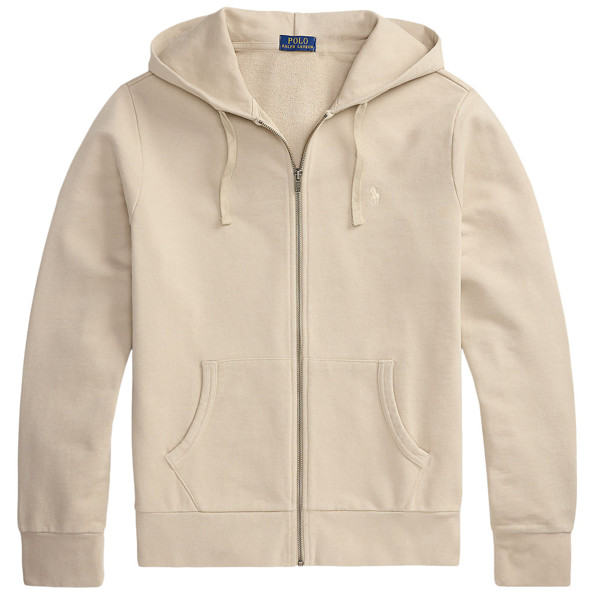 POLO RALPH LAUREN Felpa Con Zip Interna In Pile 710916692 019 STONEWARE GREY 
