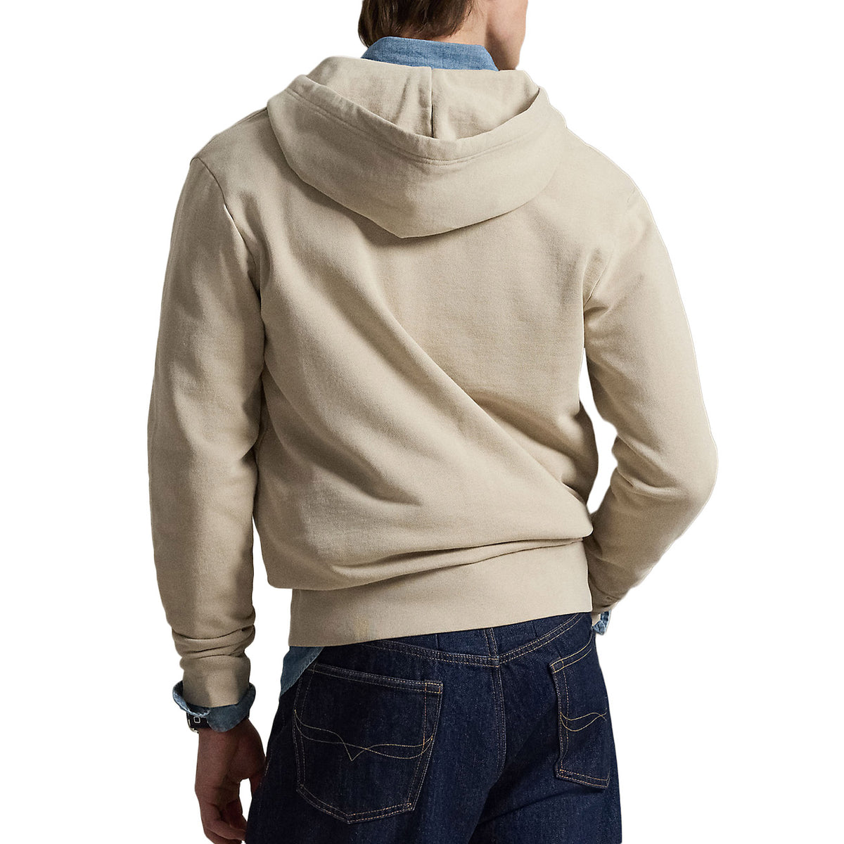 POLO RALPH LAUREN Felpa Con Zip Interna In Pile 710916692 019 STONEWARE GREY 