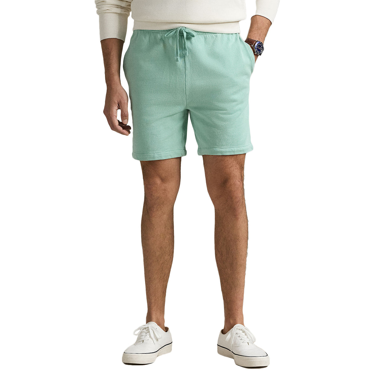 POLO RALPH LAUREN Shorts Loopback In Pile Leggero Uomo Celadon 710934602 005 CELADON 