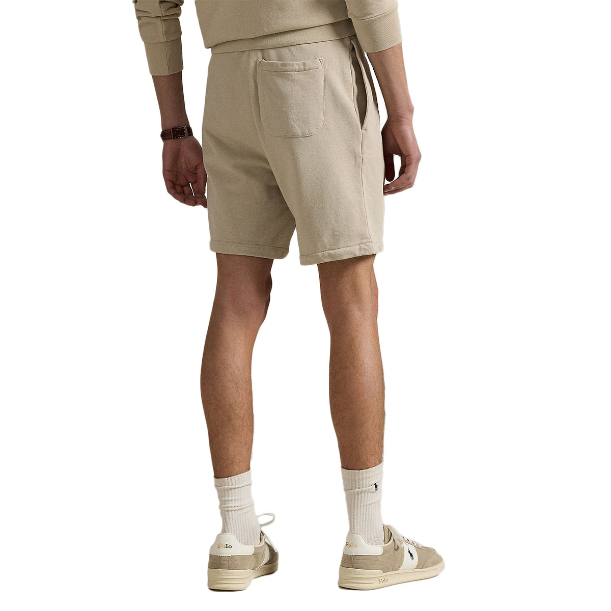 POLO RALPH LAUREN Shorts Loopback In Pile Leggero Uomo Stoneware Grey 710934602 013 STONEWARE GREY 