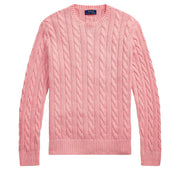 POLO RALPH LAUREN Pullover Maglia A Trecce 710965867 004 ROSE GMD 
