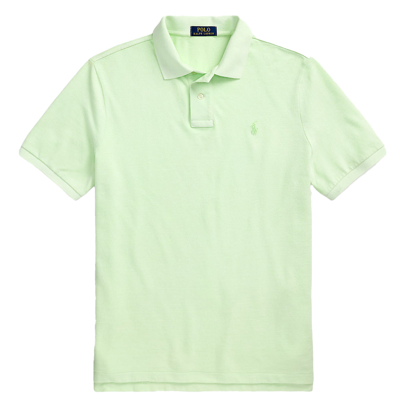 POLO RALPH LAUREN Polo Personalizzata Slim In Rete Tinta Con Minerale 710969626 001 LEAF 