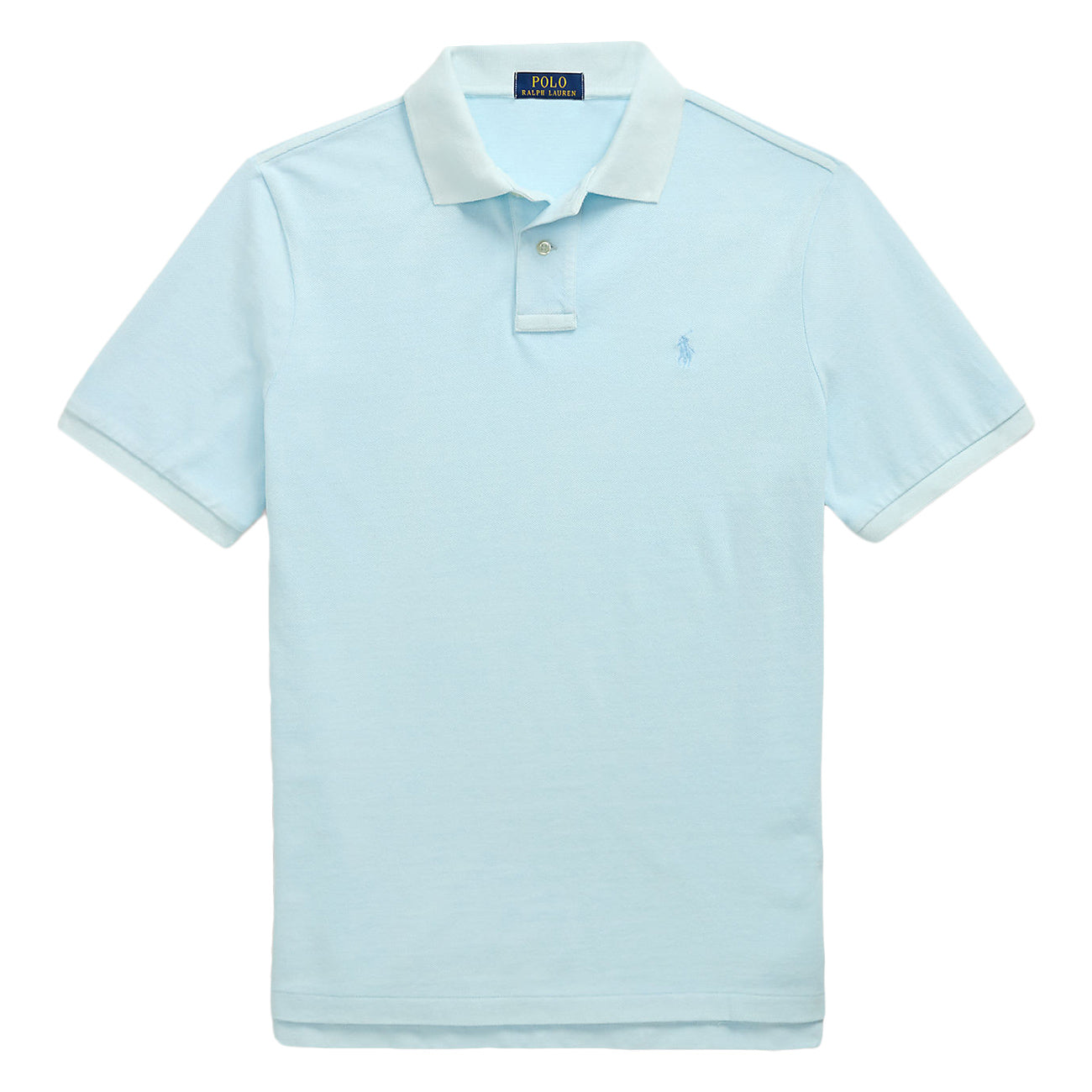 POLO RALPH LAUREN Polo Personalizzata Slim In Rete Tinta Con Minerale 710969626 002 SKY 