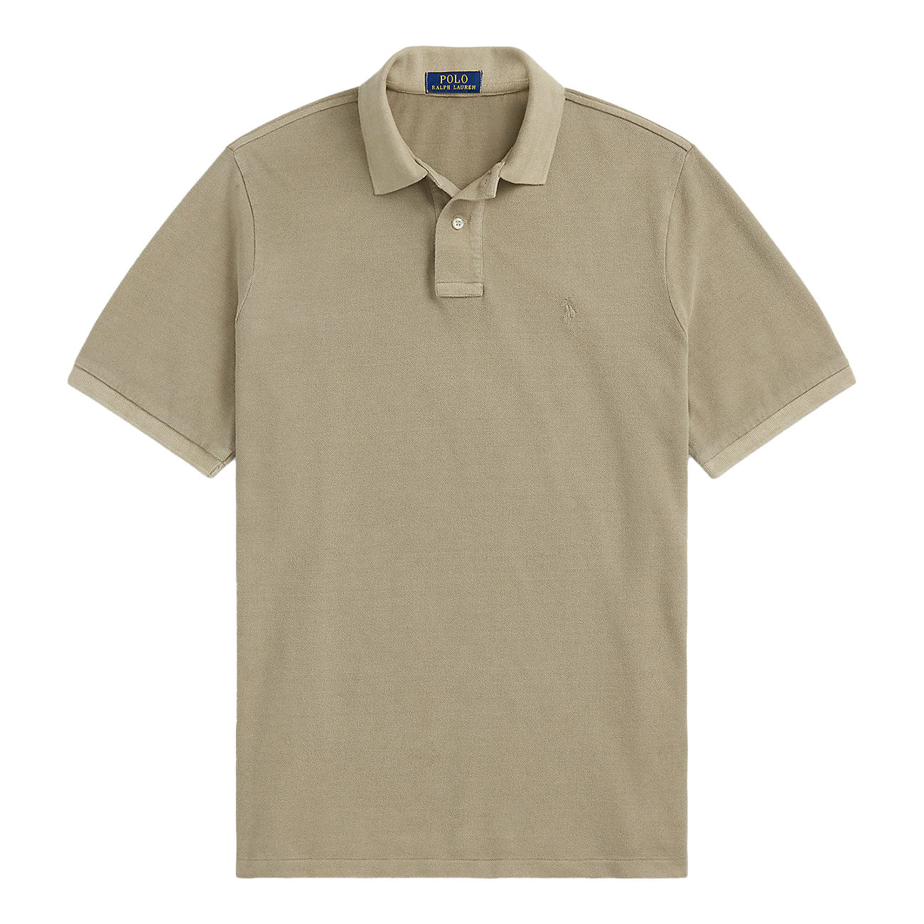 POLO RALPH LAUREN Polo Personalizzata Slim In Rete Tinta Con Minerale 710969626 006 OLIVE 