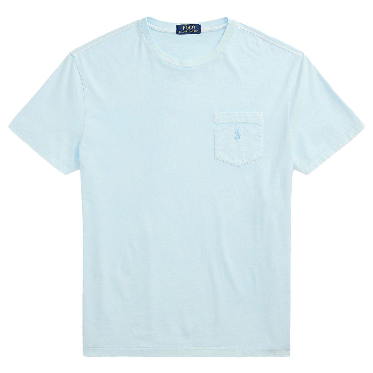 POLO RALPH LAUREN T-Shirt Slim Fit Con Taschino Uomo Sky 710969628 002 SKY 
