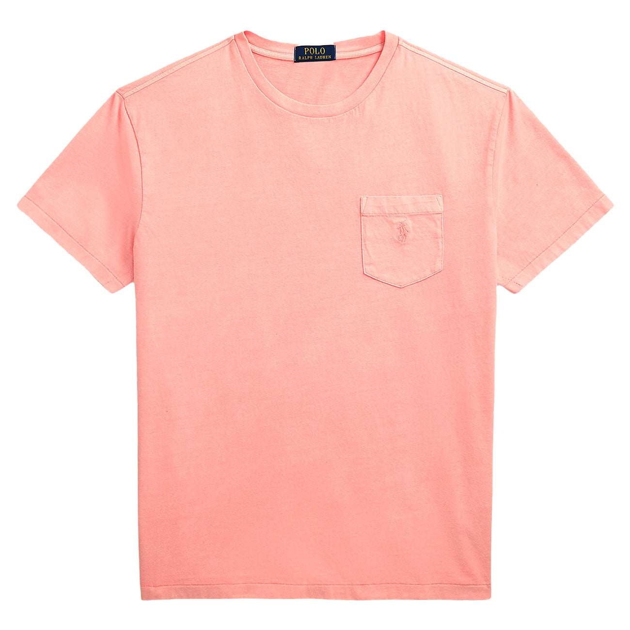 POLO RALPH LAUREN T-Shirt Personalizzata Slim Con Tasca Tinta Minerale 710969628 005 ROSE 