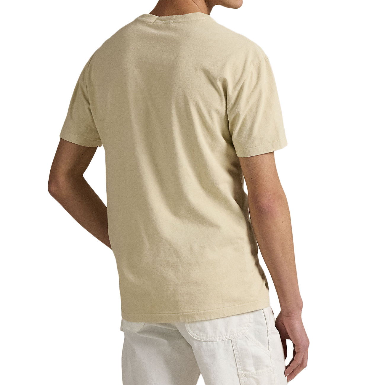 POLO RALPH LAUREN T-Shirt Personalizzata Slim Con Tasca Tinta Minerale 710969628 007 NATURAL 