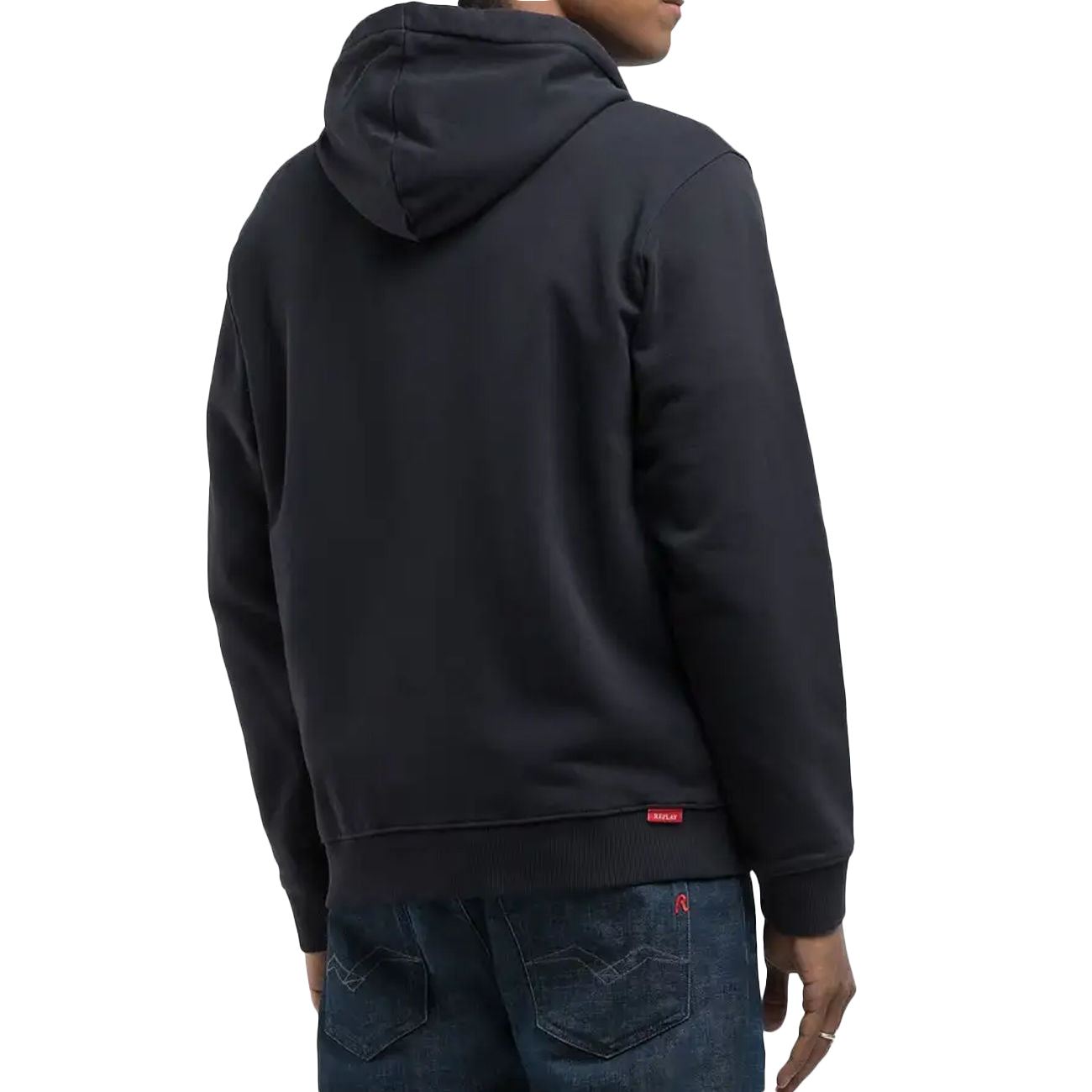 REPLAY Felpa Full Zip Uomo Blu Scuro M3107.000.23808 970 DARK BLUE 