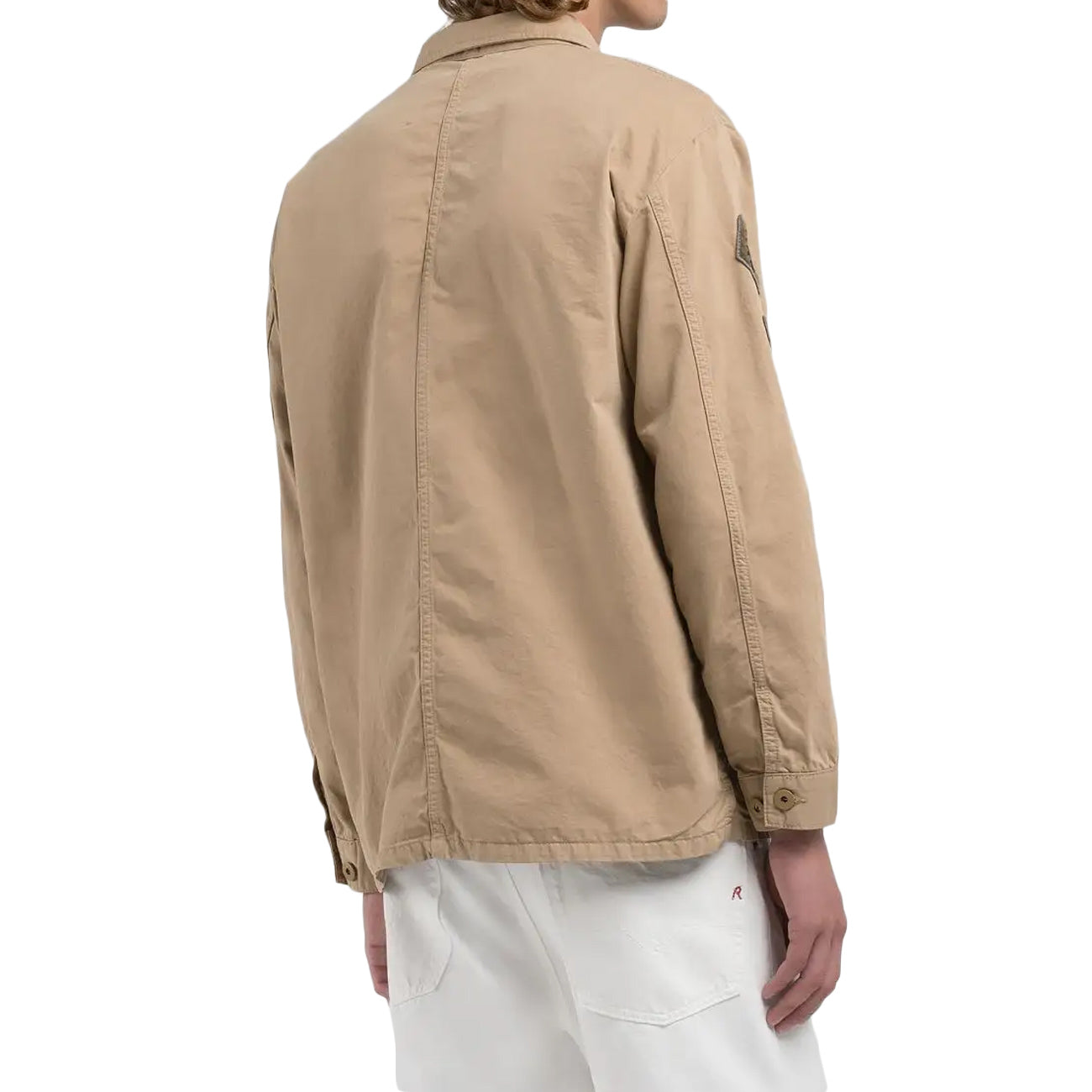 REPLAY Field Jacket Con Patch Uomo Beige M8445A.000.85172 568 BEIGE 