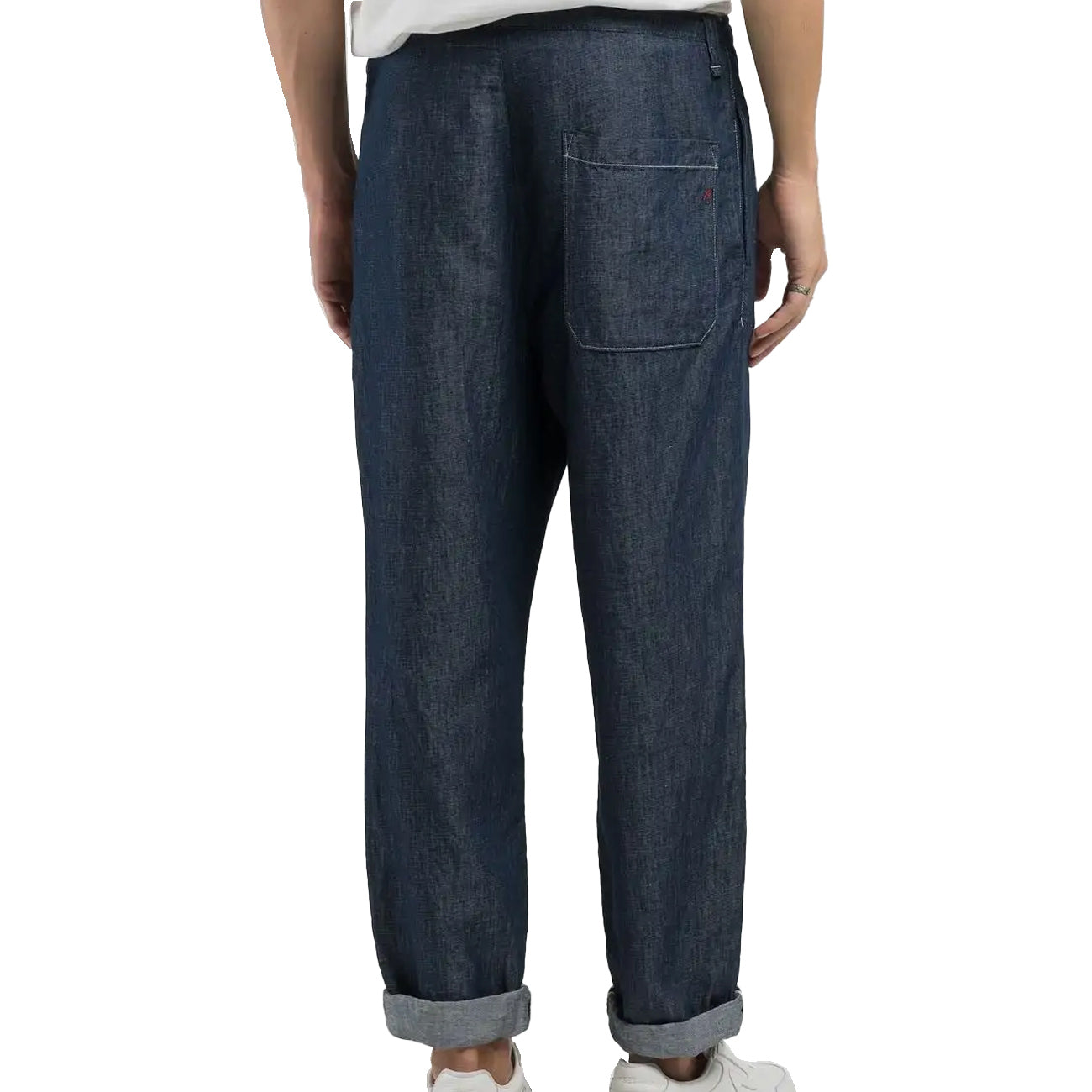 REPLAY Pantalone Tapered Fit Denim Uomo Blu Scuro M9014.032.870830 007 DARK BLUE 