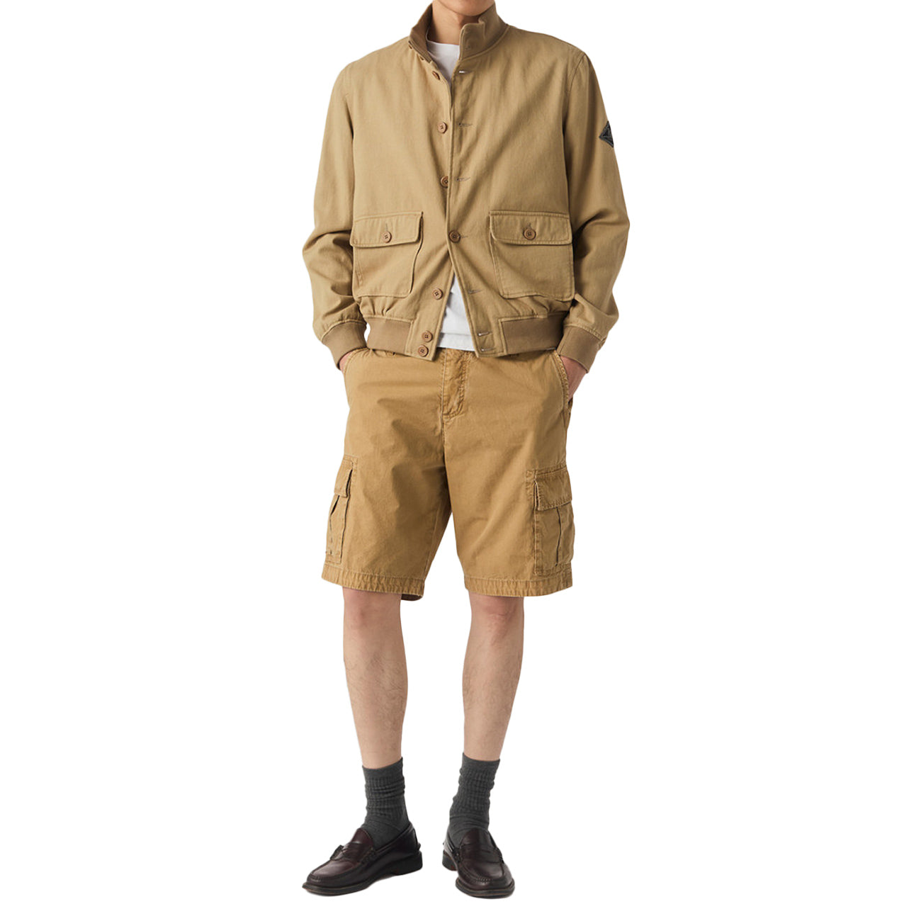 ROY ROGER'S Bermuda New Cargo Read RRU069CK820112 C0012 KHAKI 