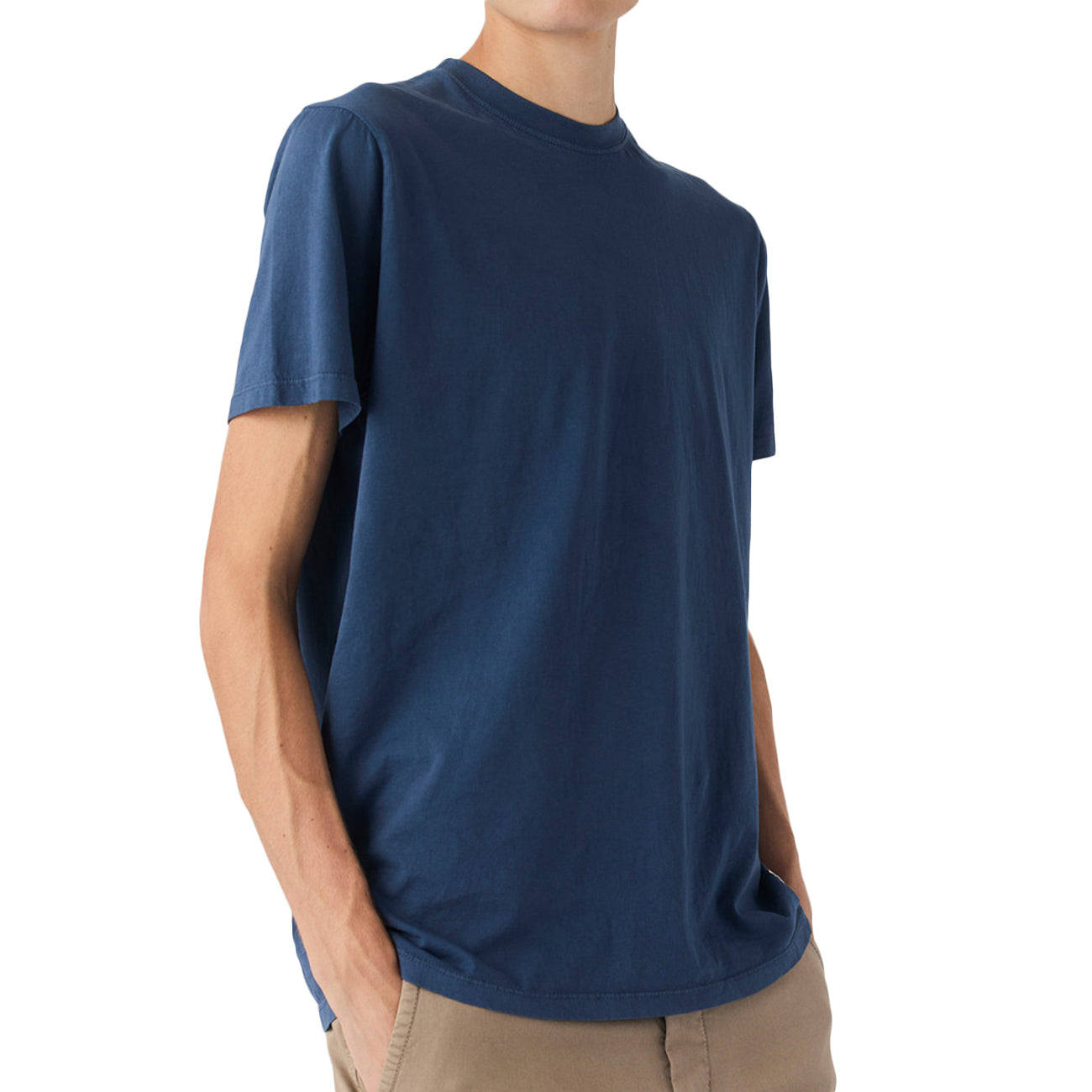 ROY ROGER'S T-Shirt In Jersey RRU90049C7480111 C0083 FRENCH NAVY 