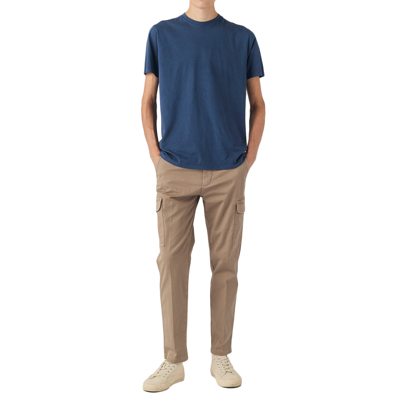 ROY ROGER'S T-Shirt In Jersey RRU90049C7480111 C0083 FRENCH NAVY 