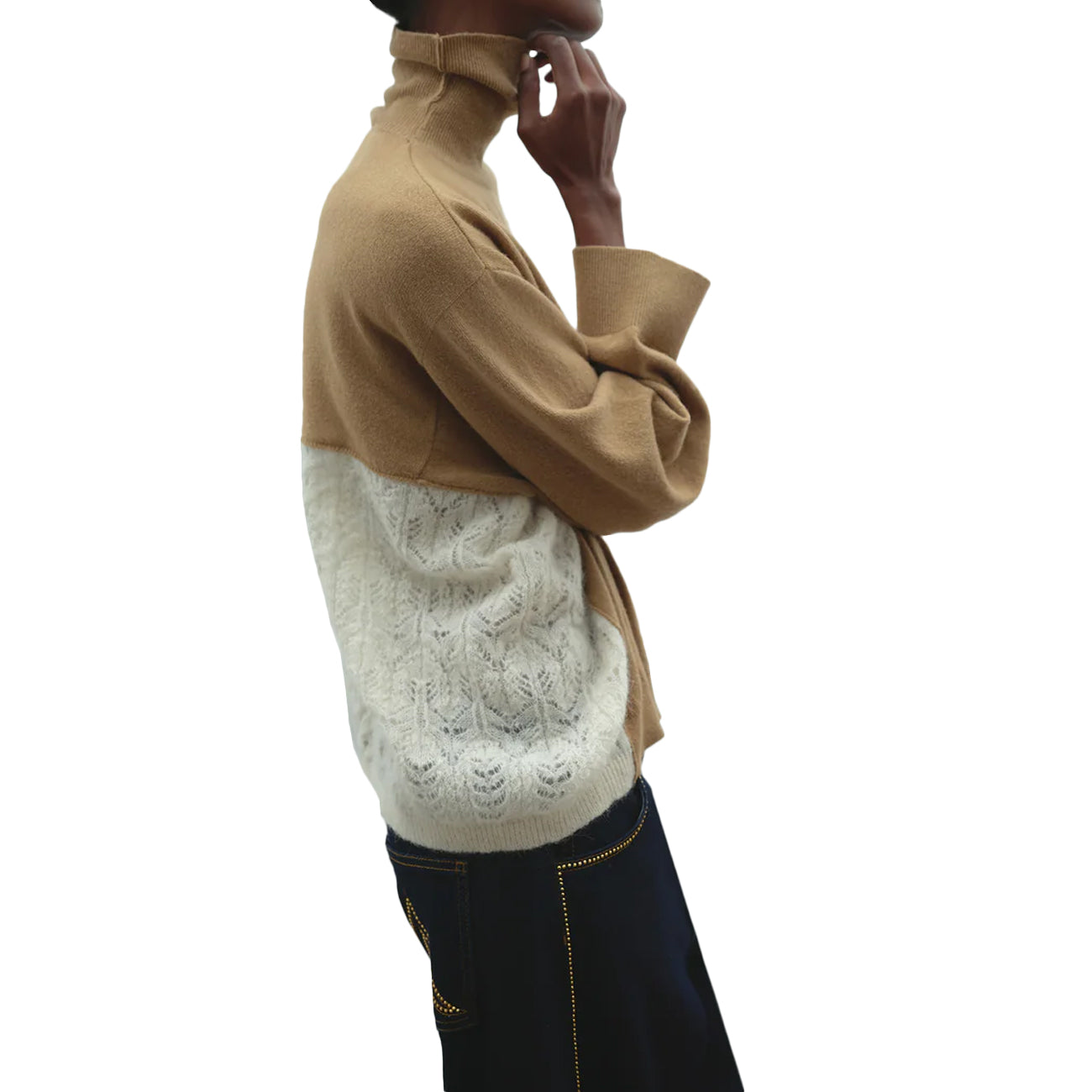 AKEP Dolcevita In Alpaca Cardato MGKD11087 CAMMELLO 
