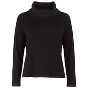 ANIS WHITE Maglia Collo Ciambella Con Inserto In Tessuto 255W1155 - DW 029 NERO 