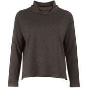 ANIS WHITE Maglia Collo Ciambella Con Polsini In Tessuto 255W1156 - DW 028 CARBONE 