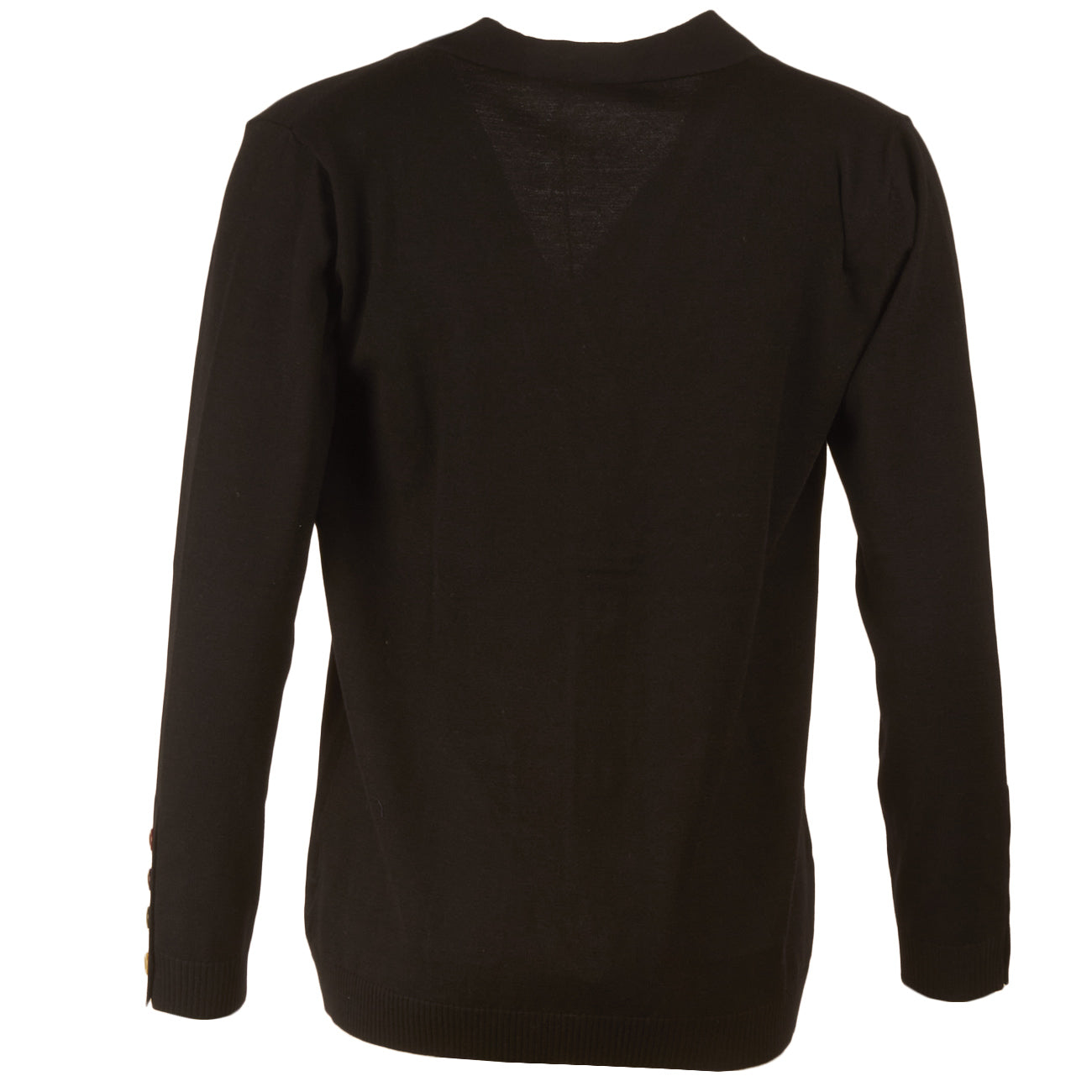 ANIS WHITE Cardigan Lungo Con Bottoni A Fantasia 255W11902 - DW 029 NERO 