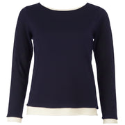 ANIS WHITE Barca Inserti Contrasto Roll 255W1255 - DW 304 BLU NAVY 