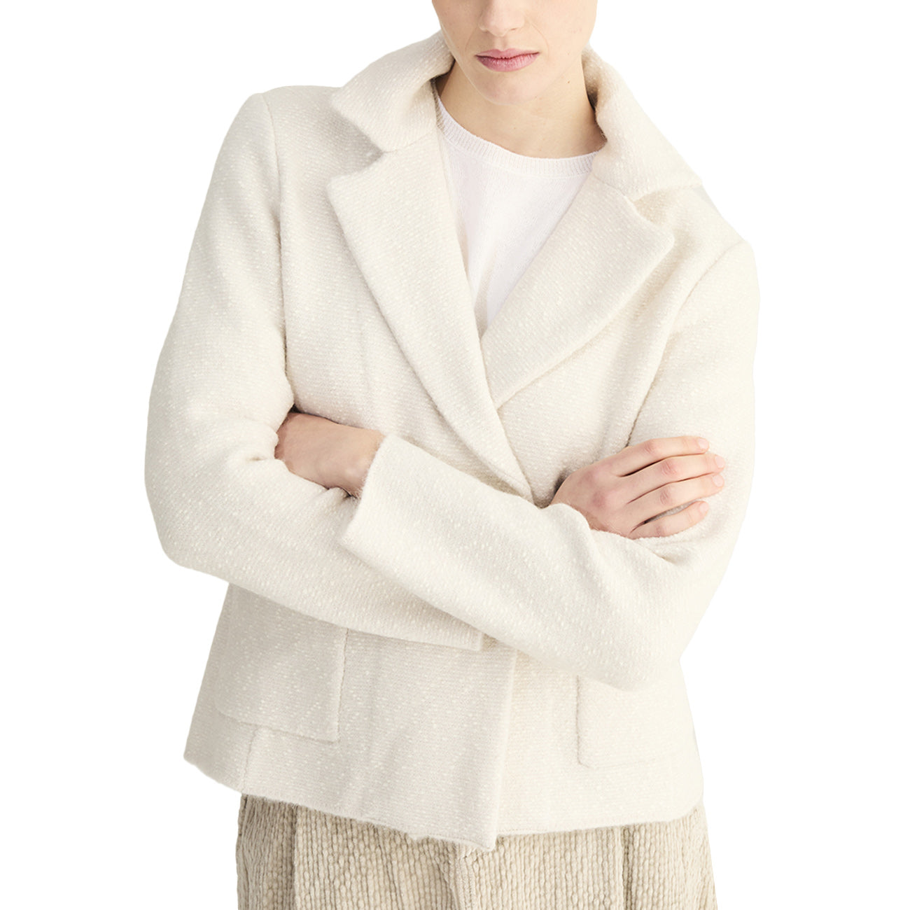 ANNECLAIRE Giacca In Maglia Doppiopetto D1371 232 CIPRIA 