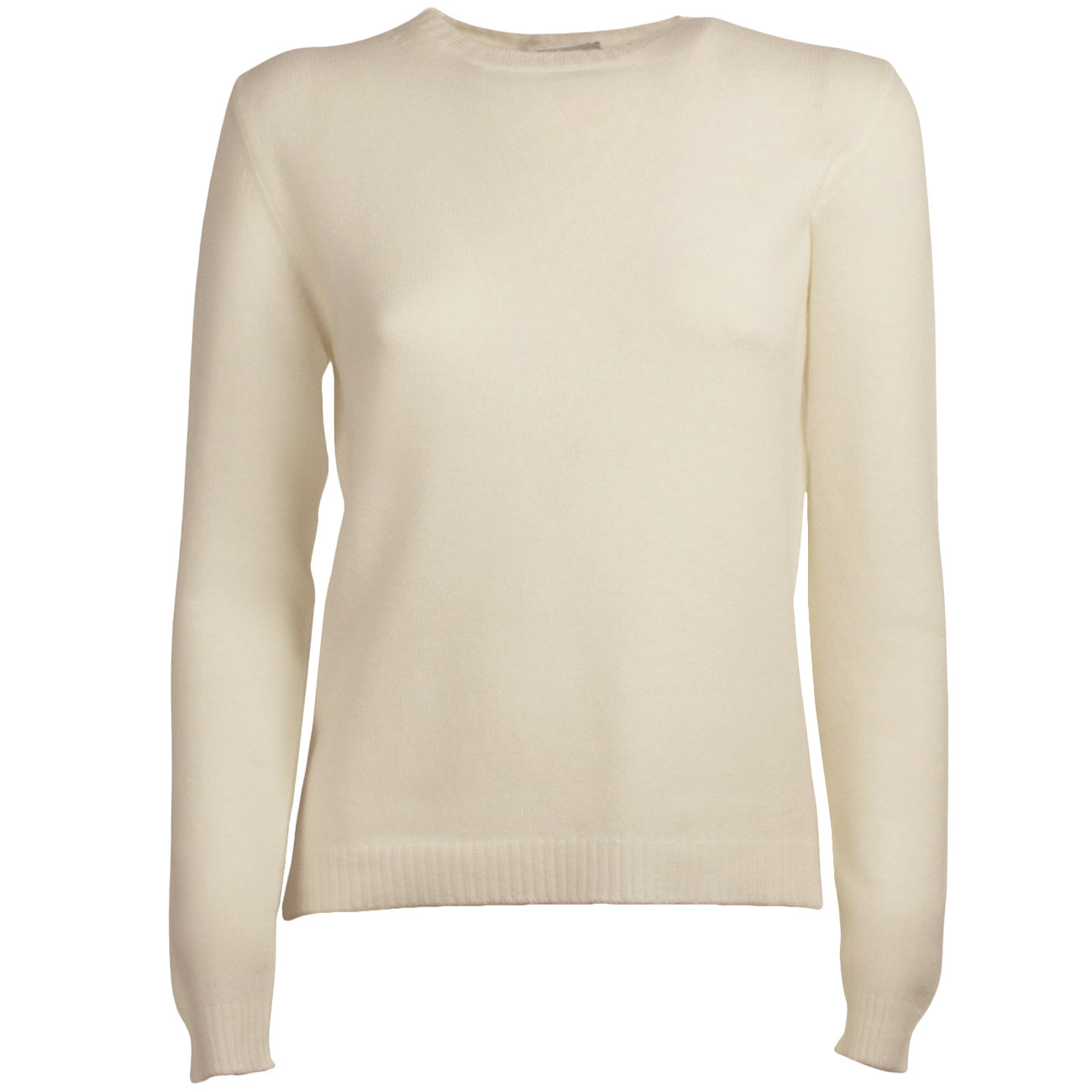 BASE Maglia a girocollo slim B2092 201 BIANCO 