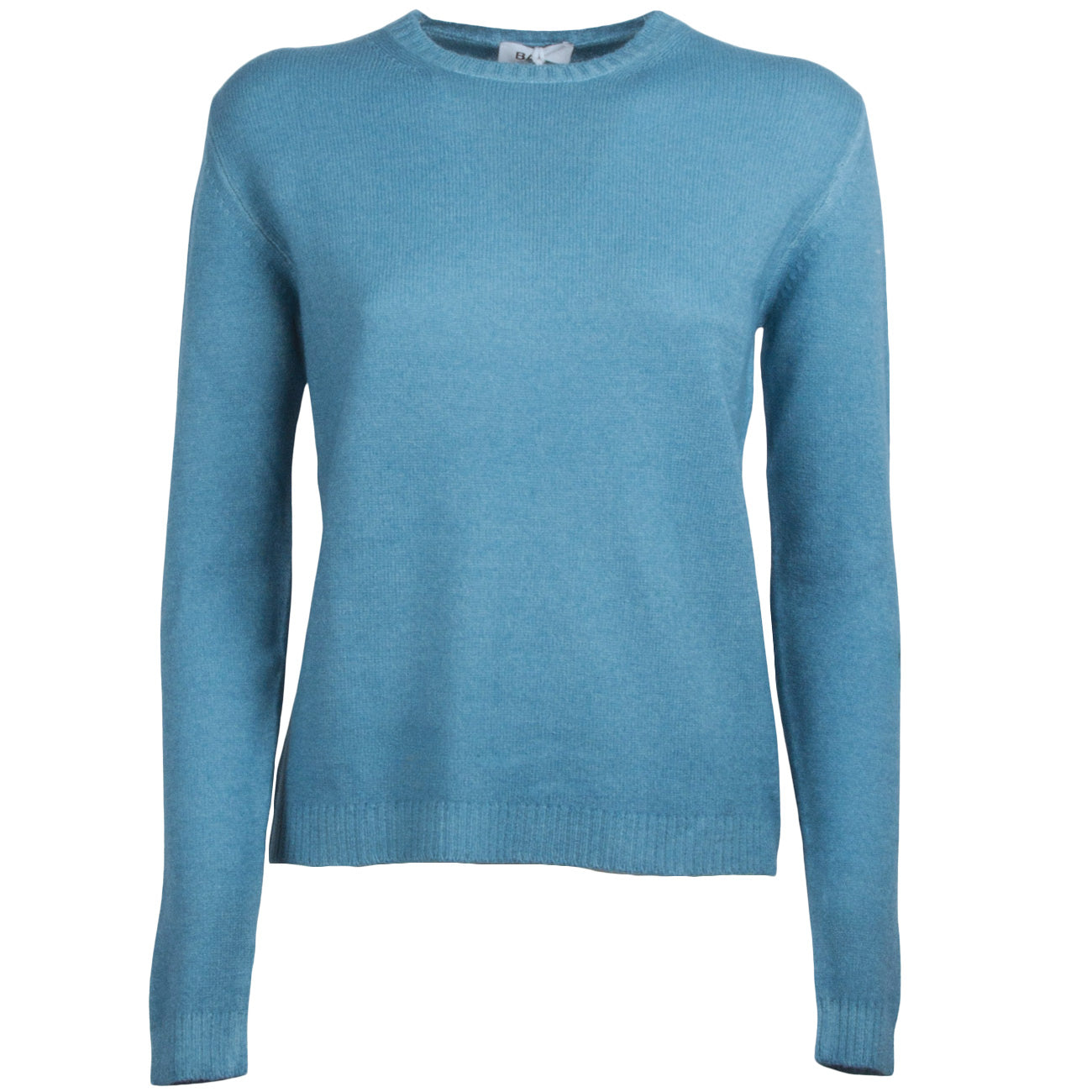 BASE Maglia a girocollo slim B2092 973 ACQUA 
