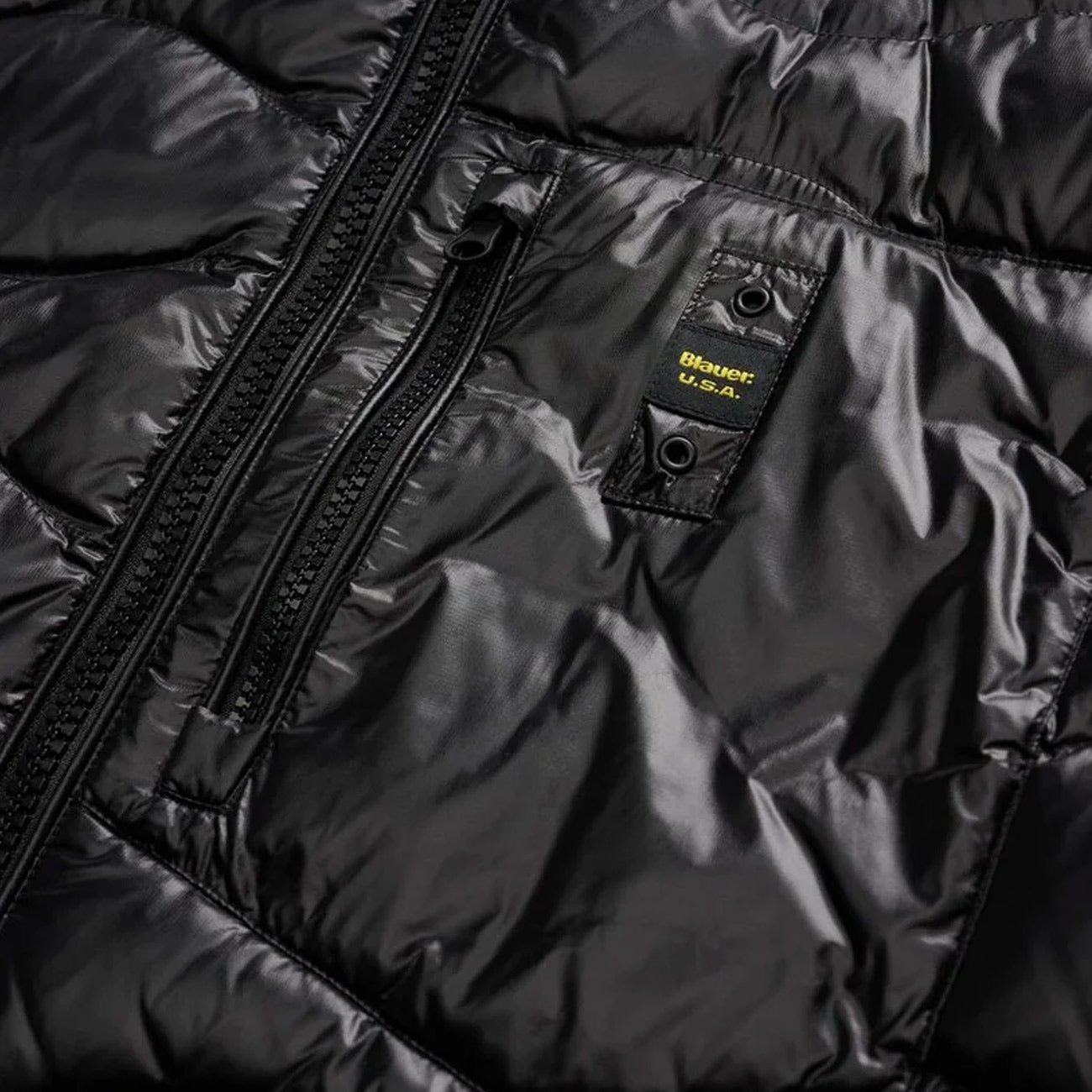 BLAUER Piumino Wave Ad Onde 25WBLUC03074-006355 999 NERO 