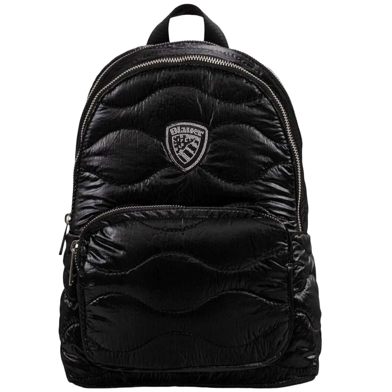 BLAUER Padded Nylon Backpack Capienza 7L F5WAVE03/SOF BLK 