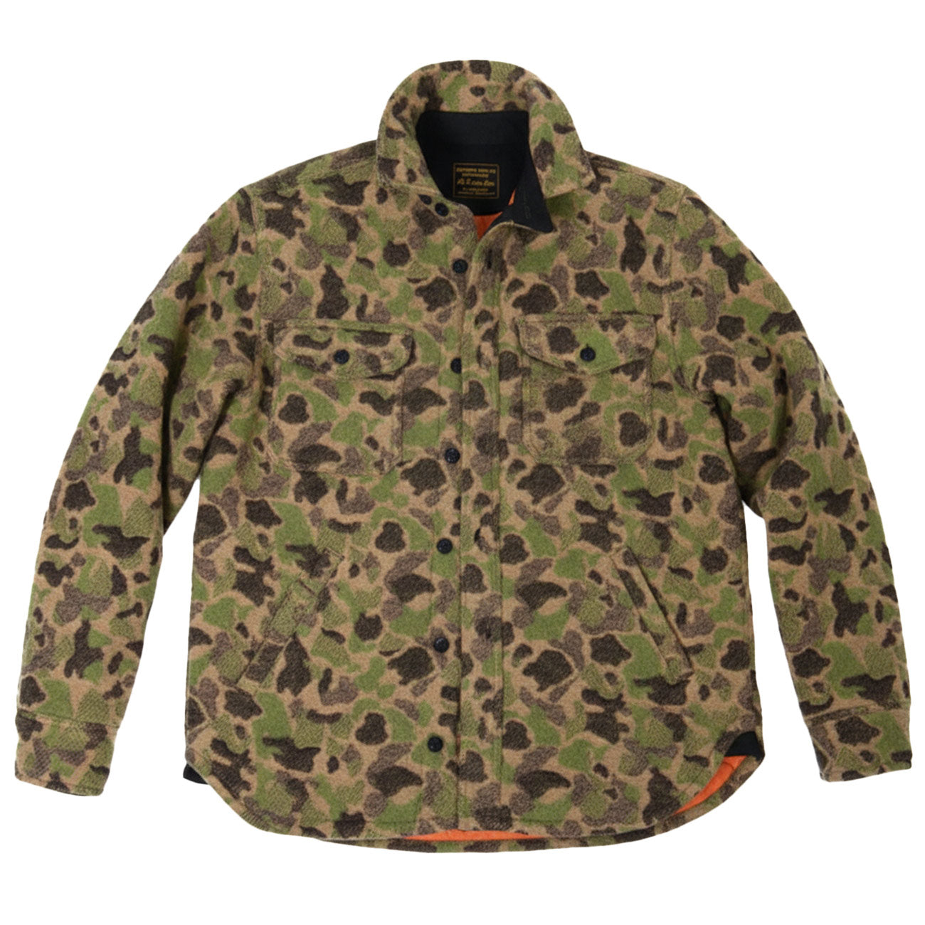 CHESAPEAKE'S Giacca Wool Lined CPO PADDED FROGSKIN 