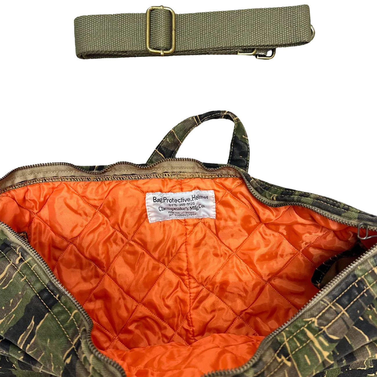 CHESAPEAKE'S Helmet Bag HELMET BAG TIGER STRIPE 