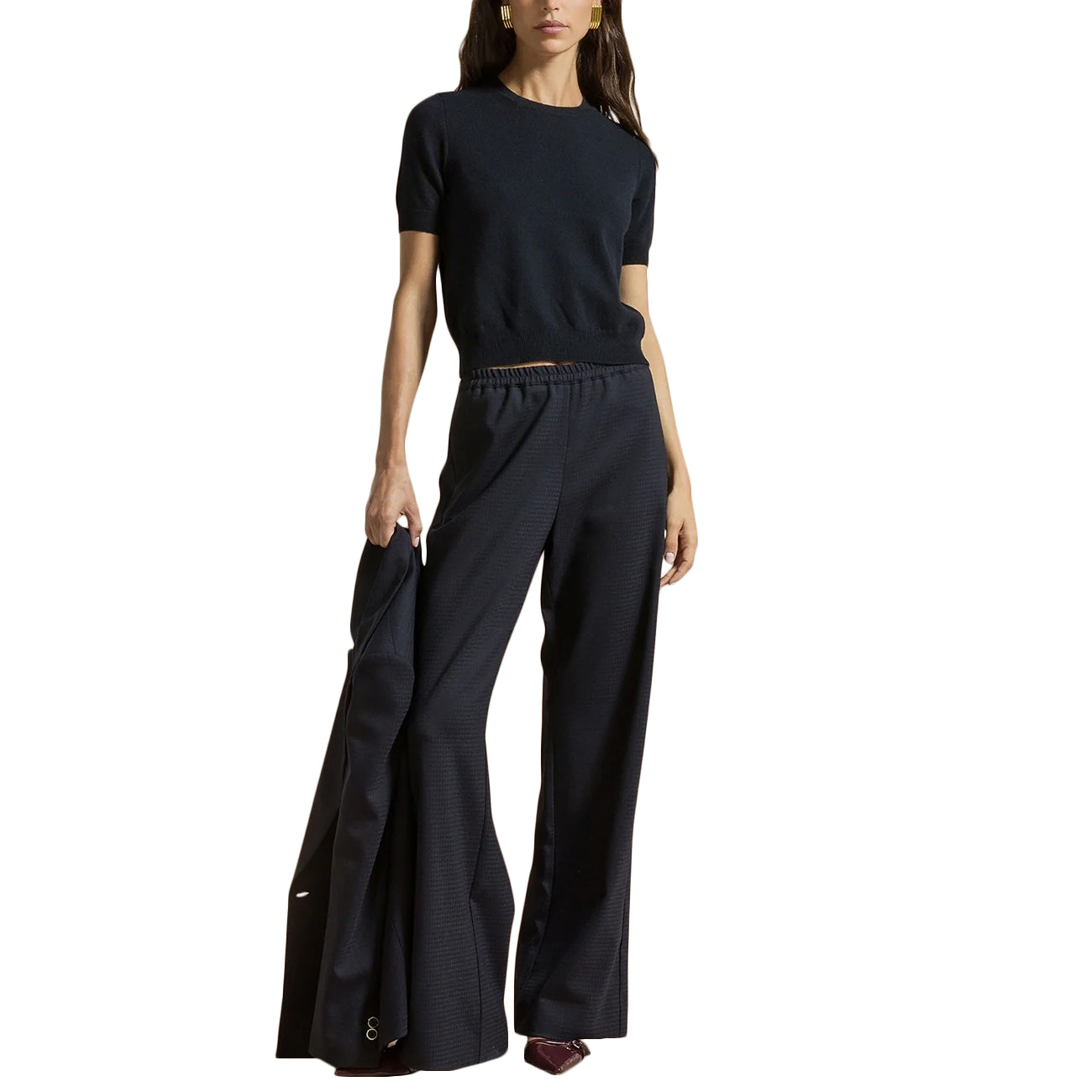 CRUNA Pantalone Ilary ILARY 2513 511 BLU NOTTE 