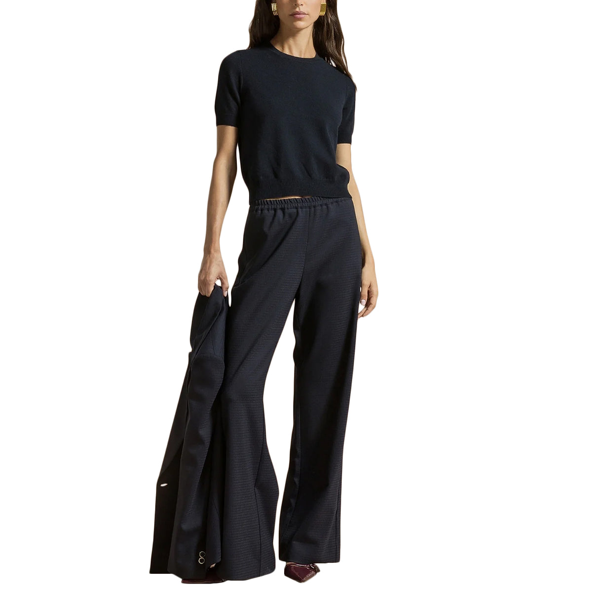 CRUNA Pantalone Ilary ILARY 2513 511 BLU NOTTE 