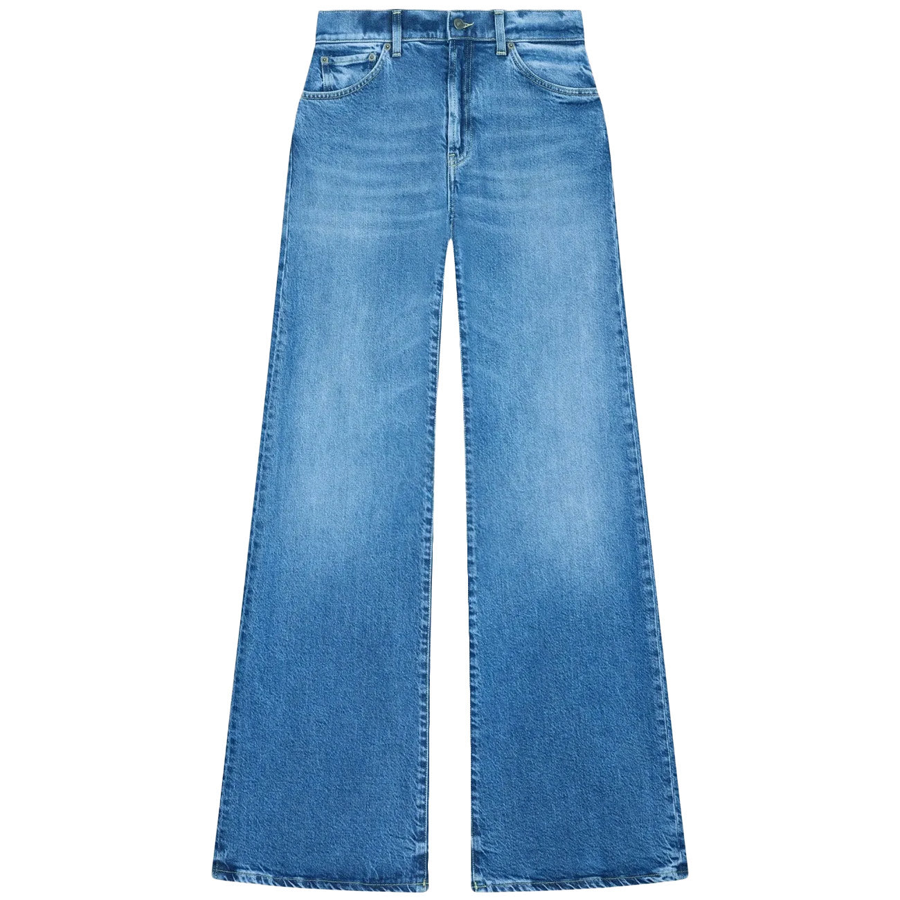DONDUP Jeans Amber Wide Leg In Denim Stretch Cotone E Lyocell DP619-DSE370D-LI7-DD-W25 800 DENIM 