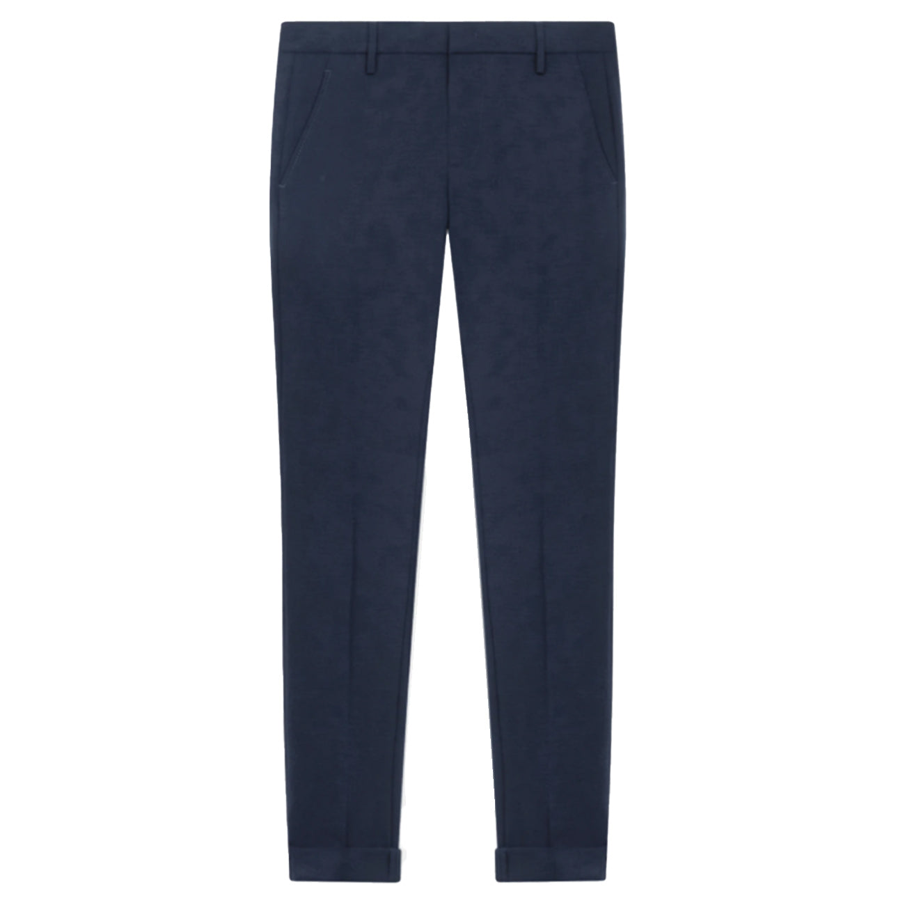 DONDUP Pantalone Gaubert Slim In Tela Di Lana UP235-TS0009-XXX-DU-W25 890 BLU 